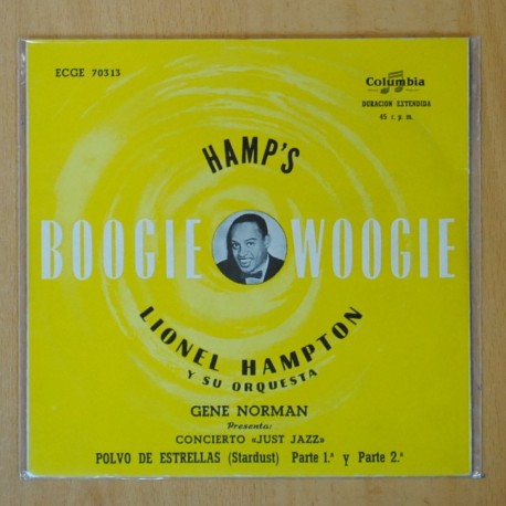 [259104] LIONEL HAMPTON Y SU ORQUESTA - HAMP´S BOOGIE WOOGIE - STARDUST PART 1 / STARDUST PART 2 - SINGLE