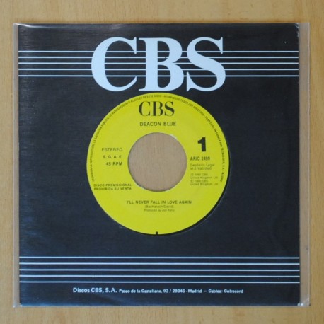 [259129] DEACON BLUE - I´LL NEVER FALL IN LOVE AGAIN - SINGLE