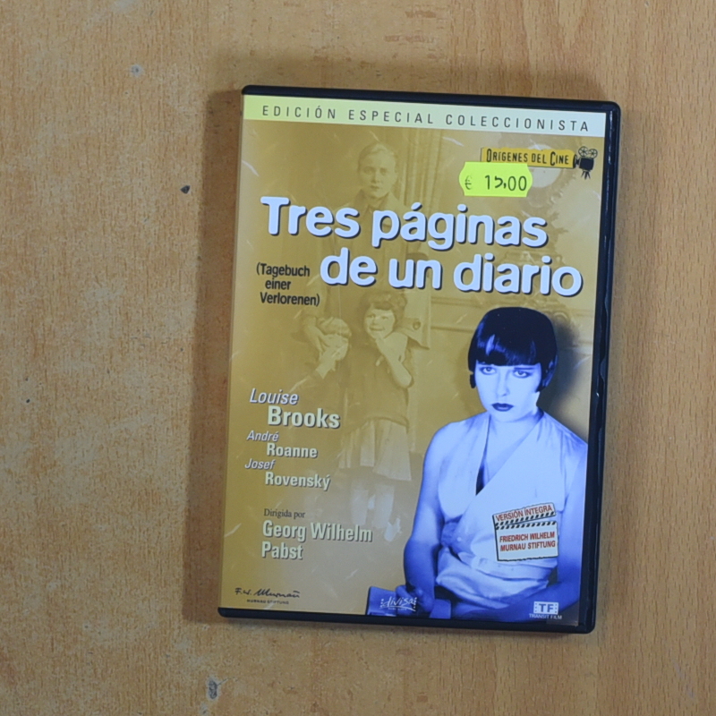 TRES PAGINAS DE UN DIARIO - DVD
