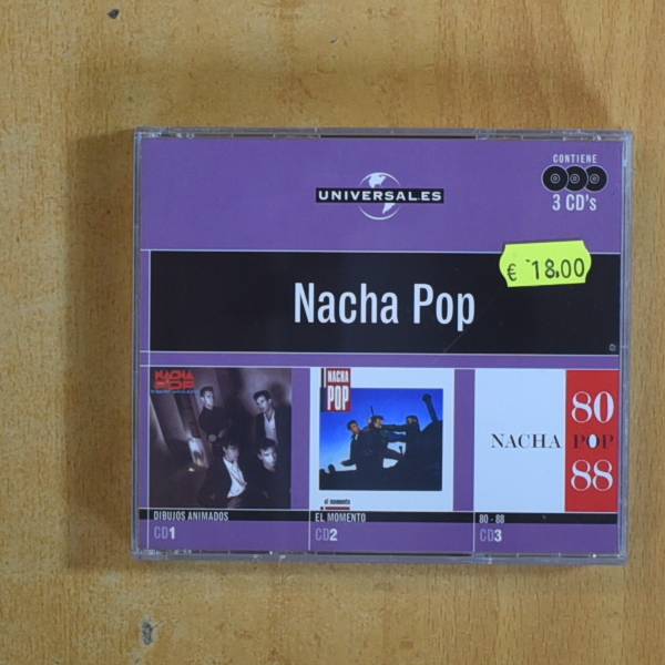 NACHA POP - DIBUJOS ANIMADOS / EL MOMENTO / 80 88 - CD