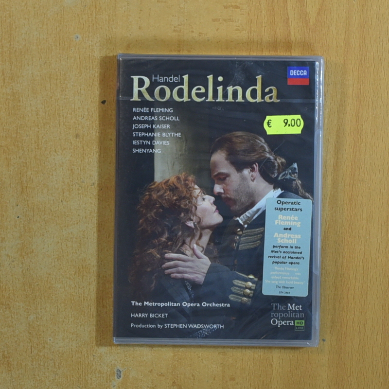 HANDEL RODELINDA - DVD