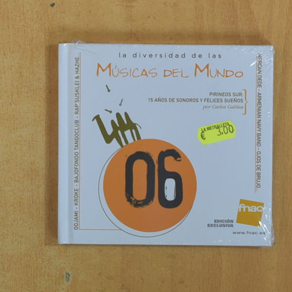 VARIOS - LA DIVERSIDAD DE LAS MUSICAS DEL MUNDO - CD