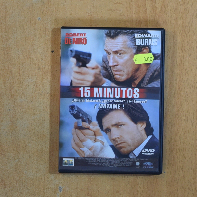 15 MINUTOS - DVD