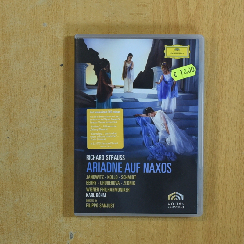 STRAUSS ARIADNE AUF NAXOS - DVD
