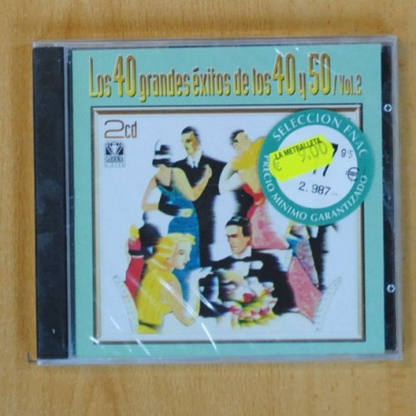 VARIOS - LOS 40 GRANDES EXITOS DE LOS 40 Y 50 VOL 2 - 2 CD