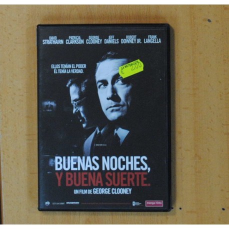 BUENAS NOCHES Y BUENA SUERTE - DVD