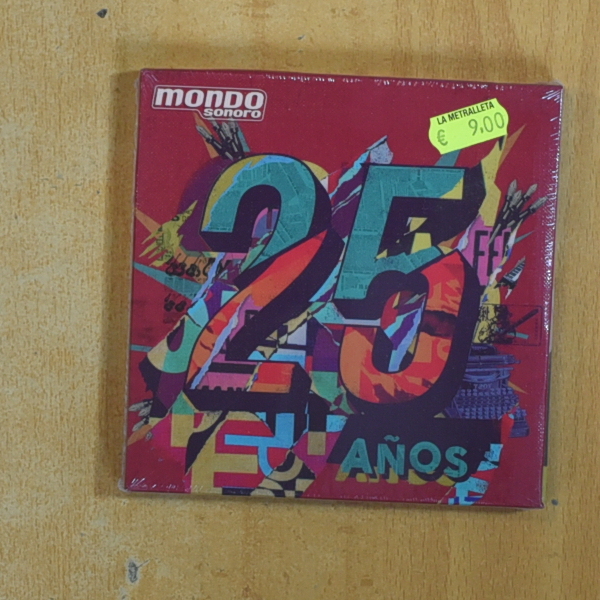 VARIOS - 25 AÑOS MONDO SONORO - CD