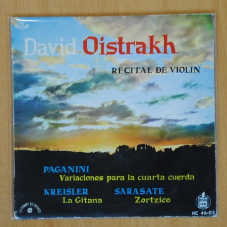 [260863] DAVID OISTRAKH - RECITAL DE VIOLIN - SINGLE