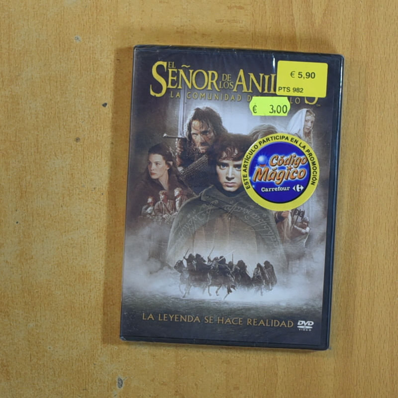 [421966] EL SEÑOR DE LOS ANILLOS LA COMUNIDAD DEL ANILLO - DVD