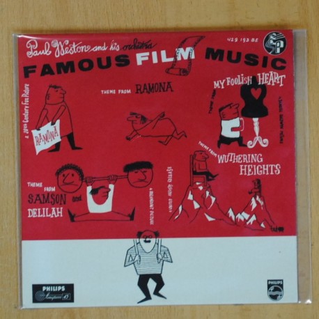 [260940] PAUL WESTON - FAMOUS FILM MUSIC + 3 - EP