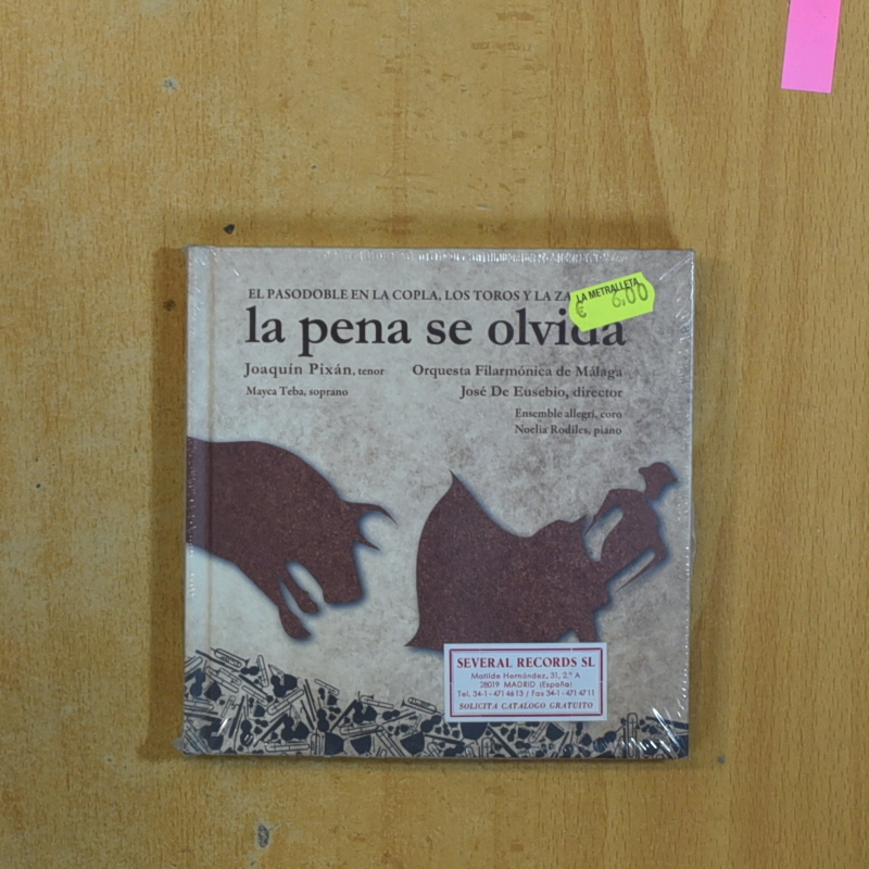 [422124] JOAQUIN PIXAN - LA PENA SE OLVIDA - CD