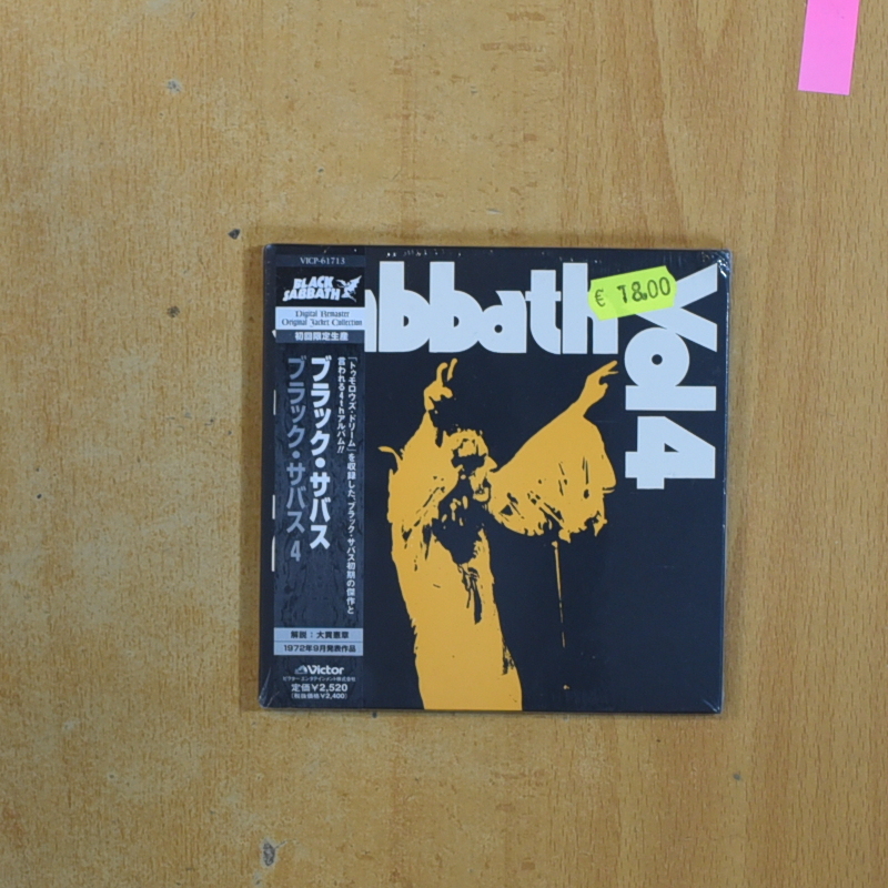 [422133] BLACK SABBATH - VOL 4 - ED JAPONESA CD