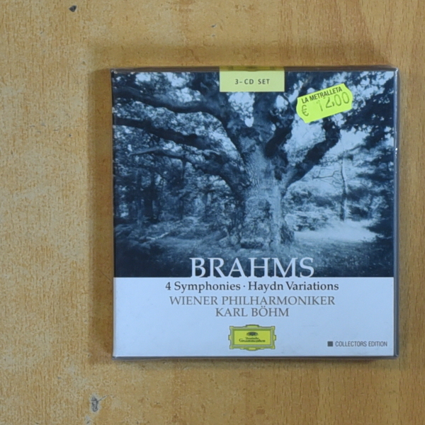 BRAHMS - 4 SYMPHONIES - CD