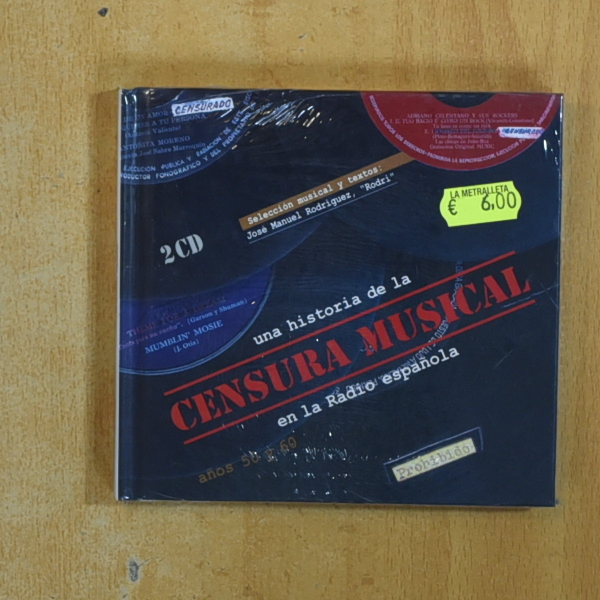 VARIOS - UNA HISTORIA DE LA CENSURA MUSICAL EN LA RADIO ESPAÑOLA - CD