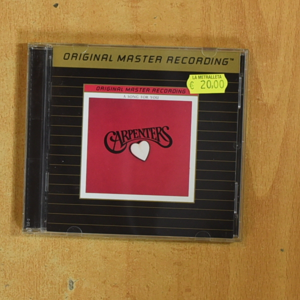 CARPENTERS - A SONG FOR YOU - CD