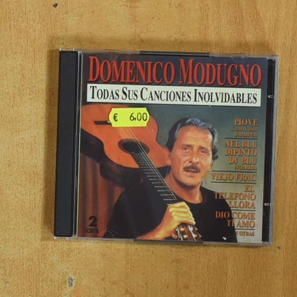 DOMENICO MODUGNO - TODAS SUS CANCIONES INOLVIDABLES - CD