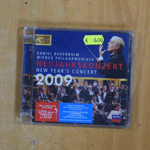 DANIEL BARENBOIM - NEUJAHRSKONZERT 2009 - CD