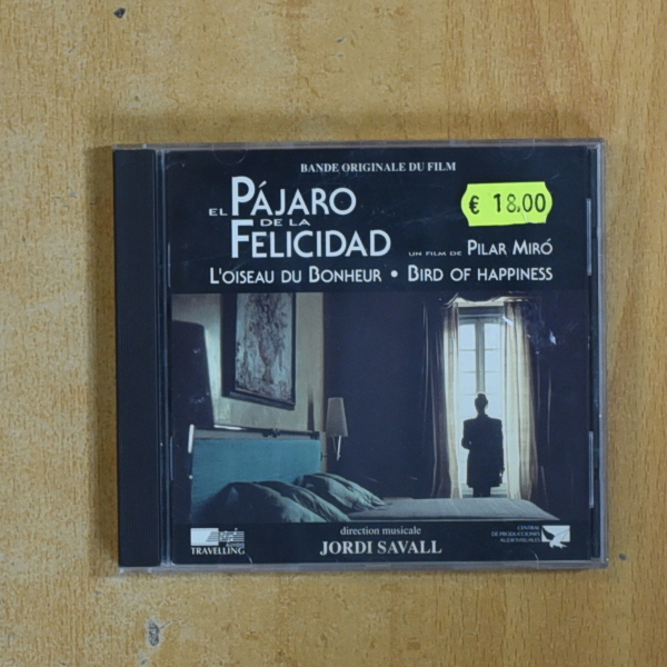 JORDI SAVALL - EL PAJARO DE LA FELICIDAD - CD