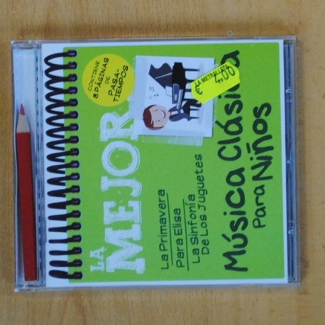 VARIOS - LA MEJOR MUSICA CLASICA PARA NIÑOS - CD