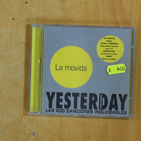 VARIOS - YESTERDAY LA MOVIDA - CD