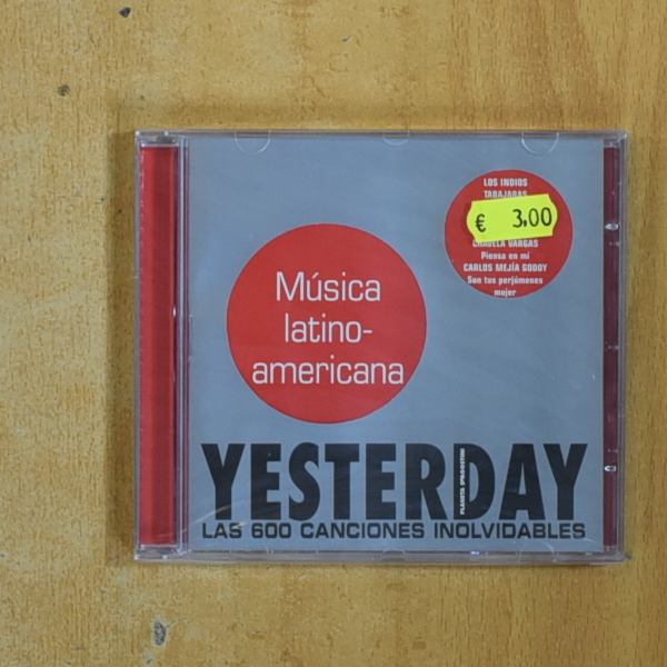 VARIOS - YESTERDAY MUSICA LATINO AMERICANA - CD