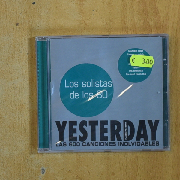VARIOS - YESTERDAY LOS SOLISTAS DE LOS 80 - CD