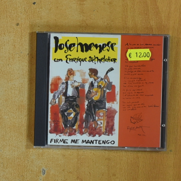 JOSE MENESE CON ENRIQUE DE MELCHOR - FIRME ME MANTENGO - CD