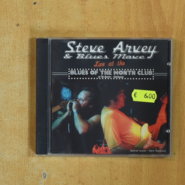 STEVE ARVEY & BLUES MOVE - LIVE AT THE BLUES OF THE MONTH CLUB - CD