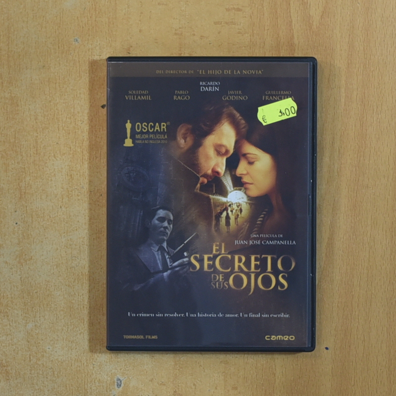 EL SECRETO DE SUS OJOS - DVD