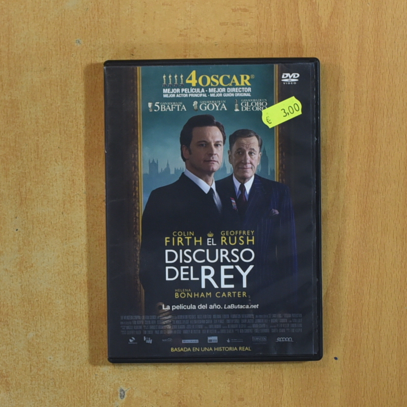 EL DISCURSO DEL REY - DVD