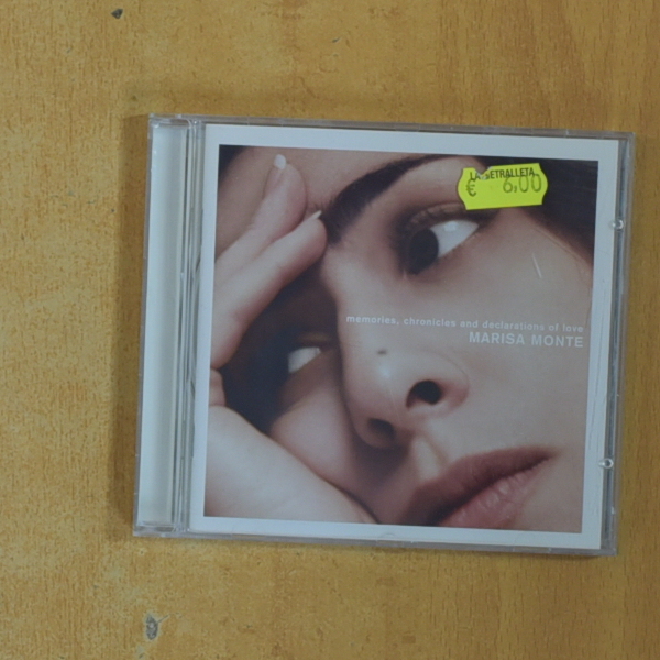 MARISA MONTE - MEMORIES CHRONICLES AND DECLARATIONS OF LOVE - CD