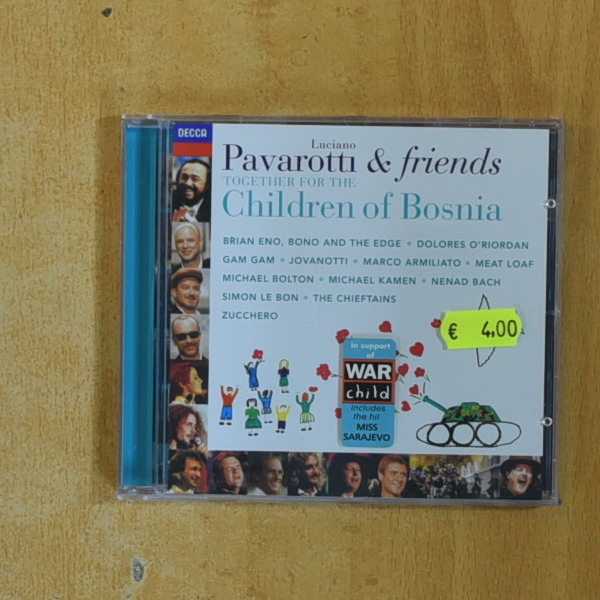 [423461] PAVAROTTI - PAVAROTTI & FRIENDS TOGETHER FOR THE CHILDREN OF BOSNIA - CD