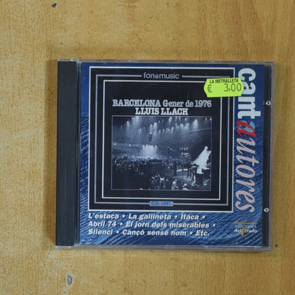 LLUIS LLACH - BARCELONA GENER DE 1976 - CD