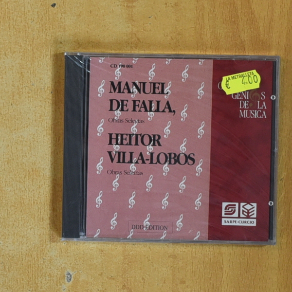 [423635] MANUEL DE FALLA / HEITOR VILLA LOBOS - MANUEL DE FALLA / HEITOR VILLA LOBOS - CD