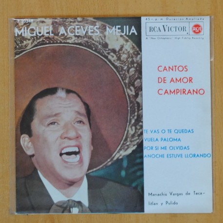 [262845] MIGUEL ACEVES MEJIA - CANTOS DE AMOR CAMPIRANO - EP