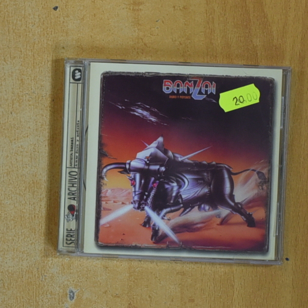 BANZAI - DURO Y POTENTE - CD