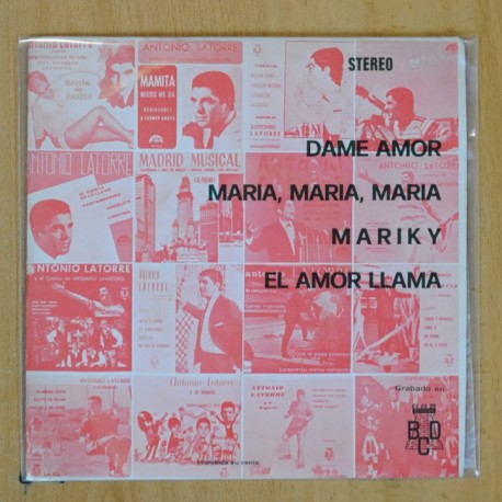 ANTONIO LA TORRE - DAME AMOR + 3 - EP