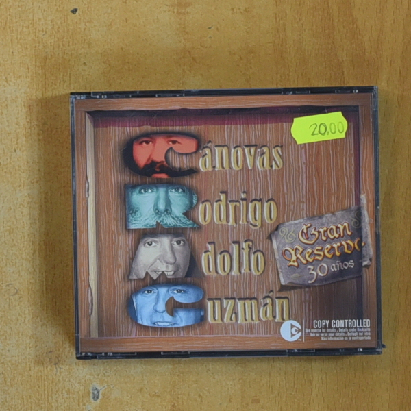 CANOVAS RODRIGO ADOLFO GUZMAN - GRAN RESERVA 30 AÑOS - CD