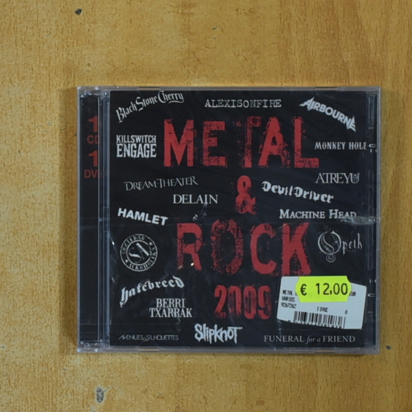 [424148] VARIOS - METAL & ROCK 2009 - CD
