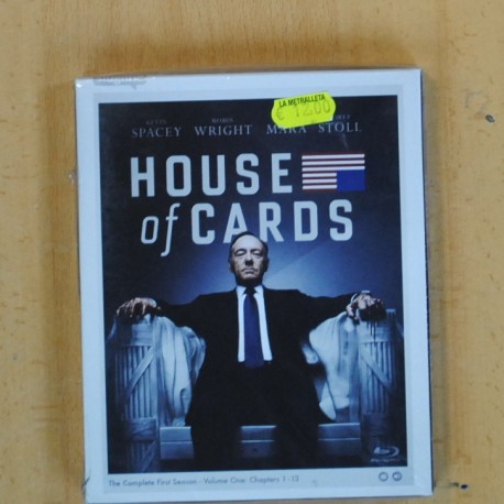 [263439] HOUSE OF CARDS - COMPLETE FIRST SEASON VOLUME ONE - BLU RAY