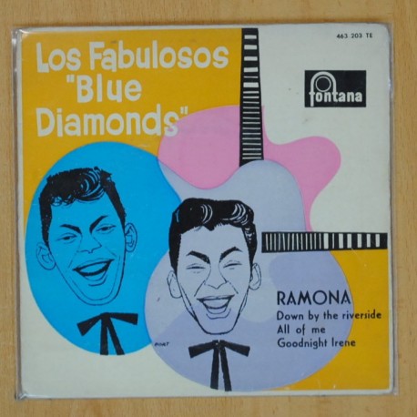 LOS FABULOSOS BLUE DIAMONDS - RAMONA + 3 - EP