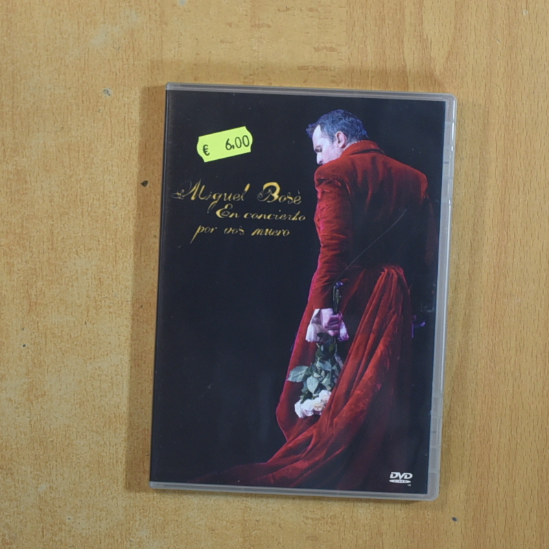 MIGUEL BOSE - EN CONCIERTO POR VOS MUERO - DVD