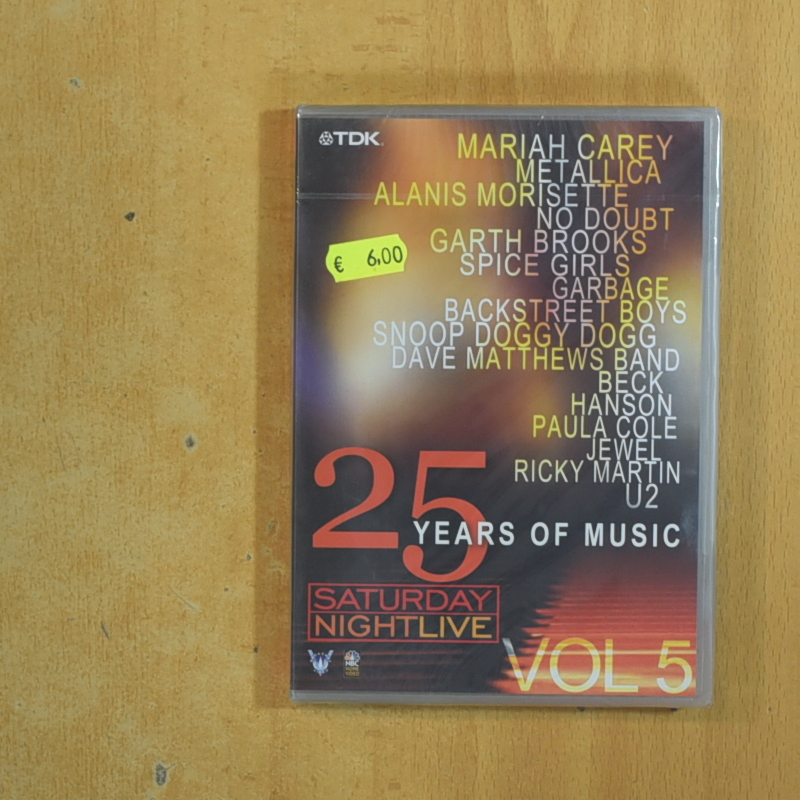 25 YEARS OF MUSIC SATURDAY NIGHT LIVE VOL 5 - DVD