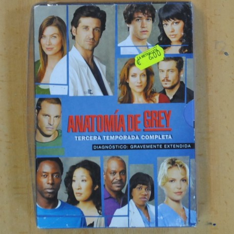 [264741] ANATOMIA DE GREY - TERCERA TEMPORADA - DVD