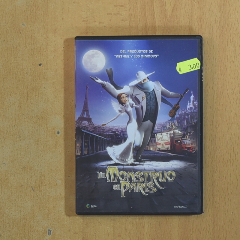 UN MONSTRUO EN PARIS - DVD