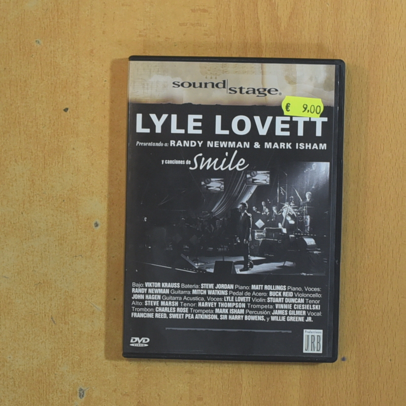 LYLE LOVETT SOUND STAGE - DVD