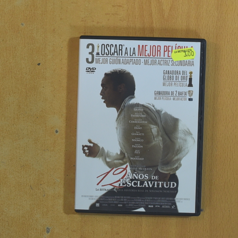 12 AÑOS DE ESCLAVITUD - DVD