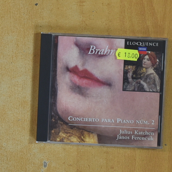 BRAHMS - CONCIERTO PARA PIANO NUM 2 - CD