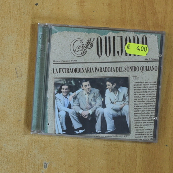 CAFE QUIJANO - LA EXTRAORDINARIA PARADOJA DEL SONIDO QUIJANO - CD