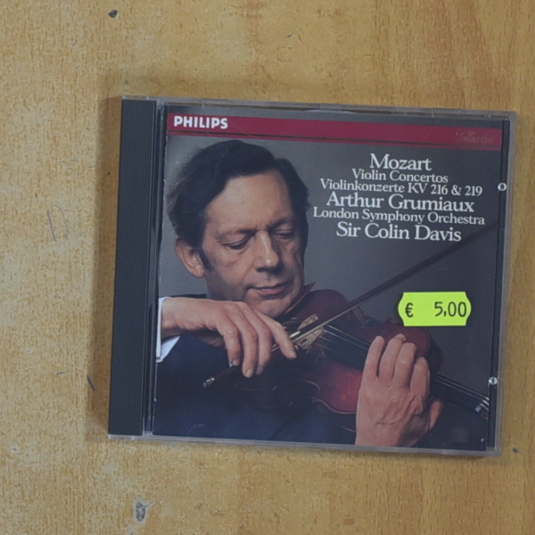 MOZART - VIOLIN CONCERTOS  - CD